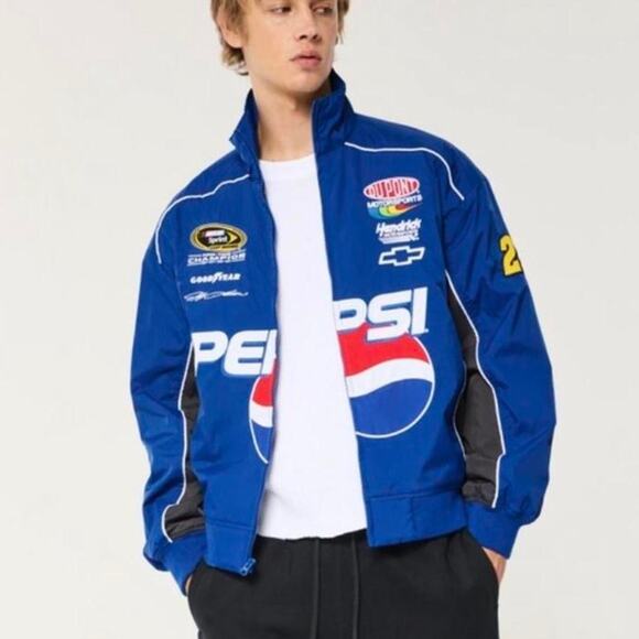 Pepsi nascar graphic zip up racing jacket in Large - Picture 4 of 4